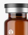 Amber Glass Medical Bottle Mockup