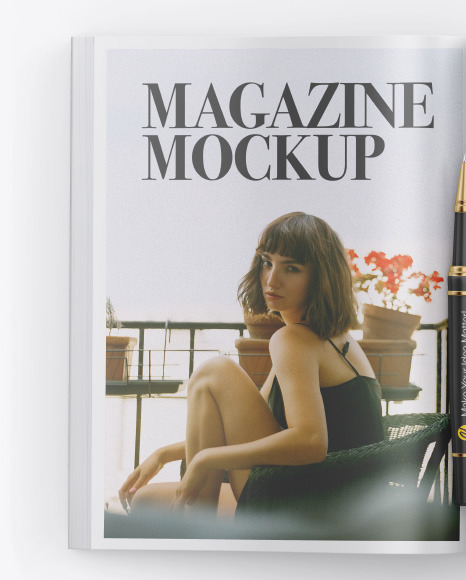 Matte Magazine Mockup