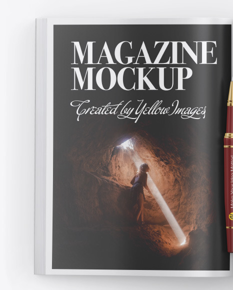 Matte Magazine Mockup