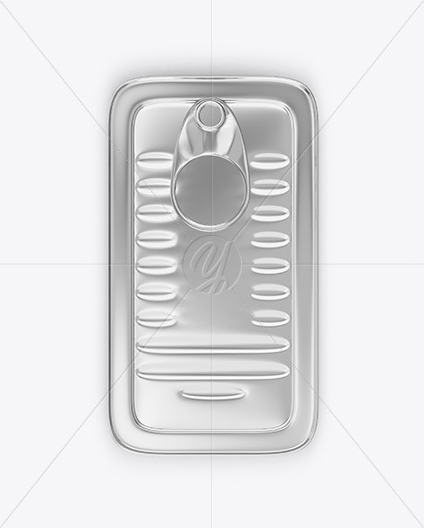 Metallic Tin Can Mockup