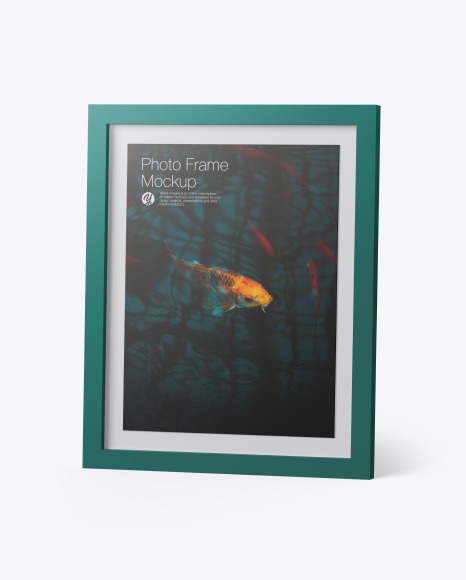 Glossy Photo Frame Mockup