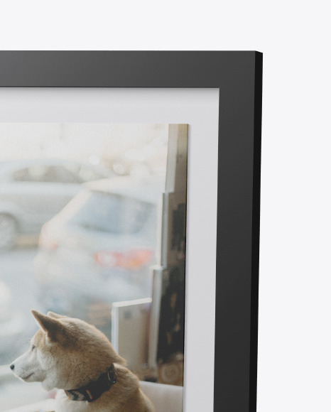 Glossy Photo Frame Mockup