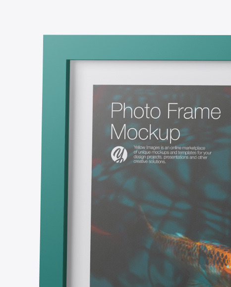 Glossy Photo Frame Mockup