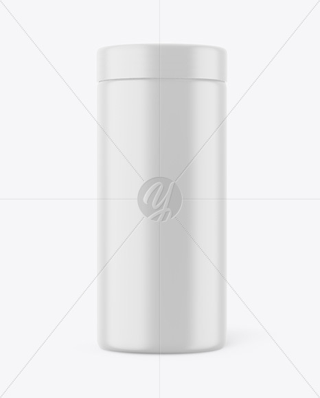 Matte Protein Jar Mockup