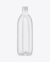 Clear PET Water Bottle Mockup