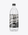 Clear PET Water Bottle Mockup