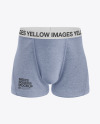 Melange Men&#039;s Boxer Briefs Mockup