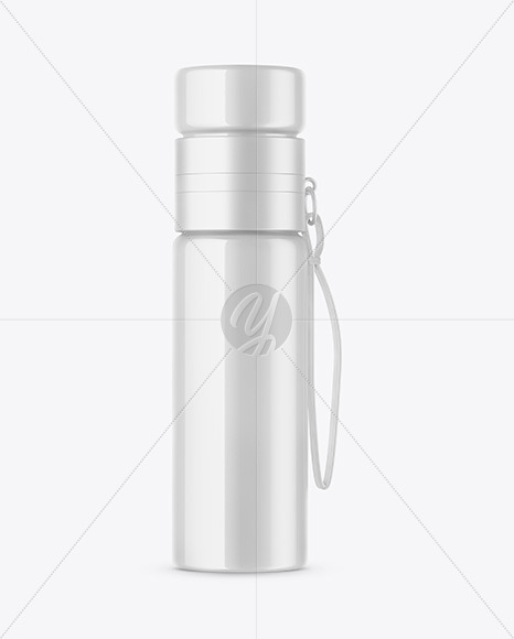 Glossy Bottle Mockup