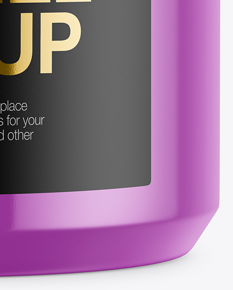 Glossy Hair Gel Jar Mockup