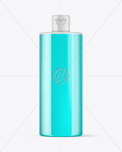 Clear Plastic Bottle Mockup