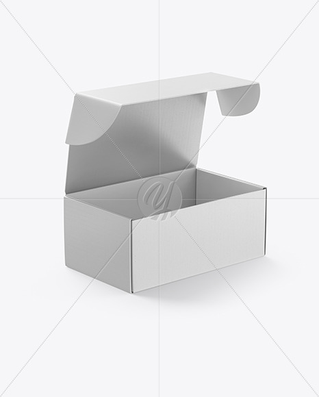 Opened Kraft Box Mockup