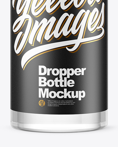 Glass Dropper Bottle Mockup Glass Dropper Bottle Mockup