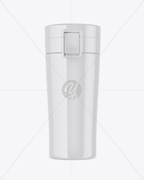 Glossy Thermos Mockup