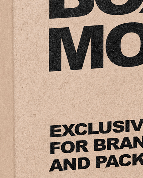 Kraft Box Mockup