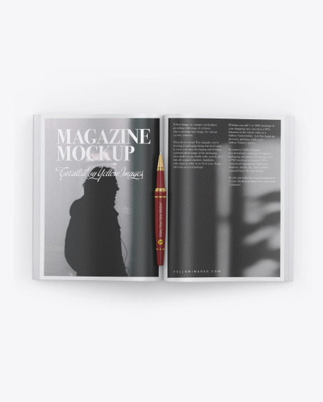 Textured Magazine Mockup