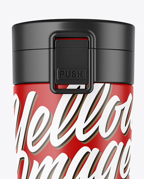 Matte Thermos Mockup