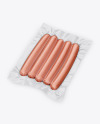 5 Sausages Pack Mockup - Half Side View