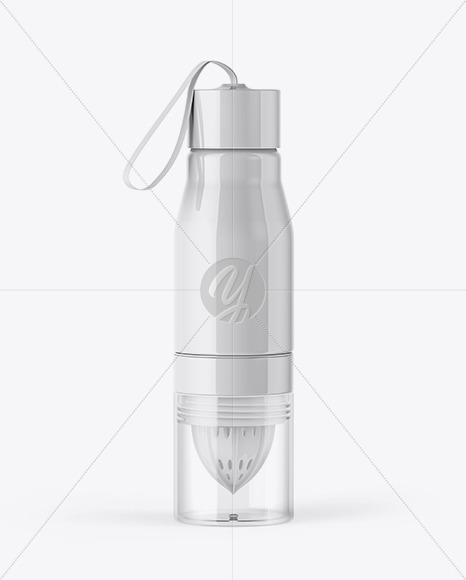 Glossy Water Bottle Mockup