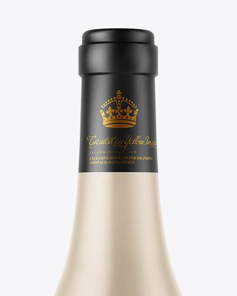 Ceramic Wine Bottle Mockup