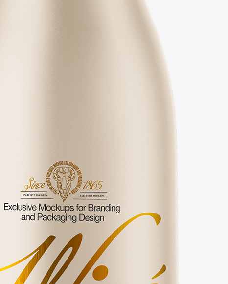 Ceramic Wine Bottle Mockup