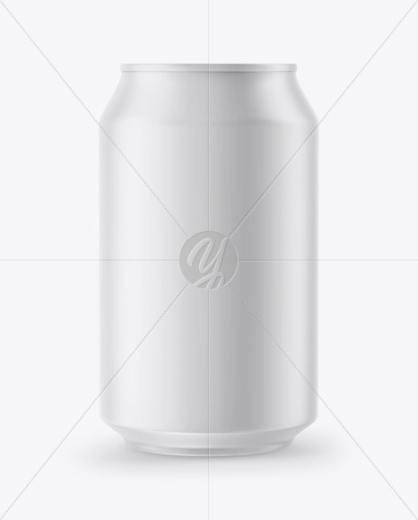 Matte Drink Can Mockup