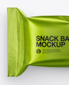 Metallic Snack Bar Mockup