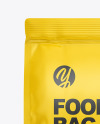 Glossy Food Bag Mockup