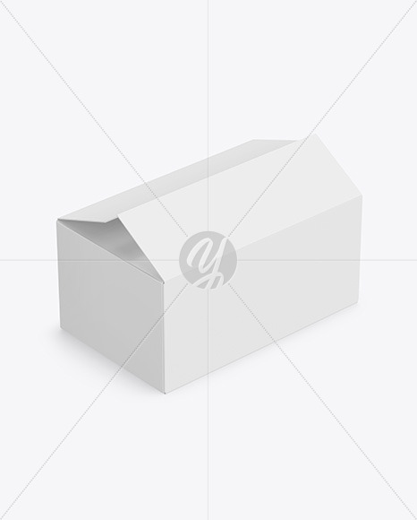 Opened Paper Box Mockup