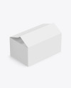 Opened Paper Box Mockup