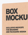 Kraft Box Mockup