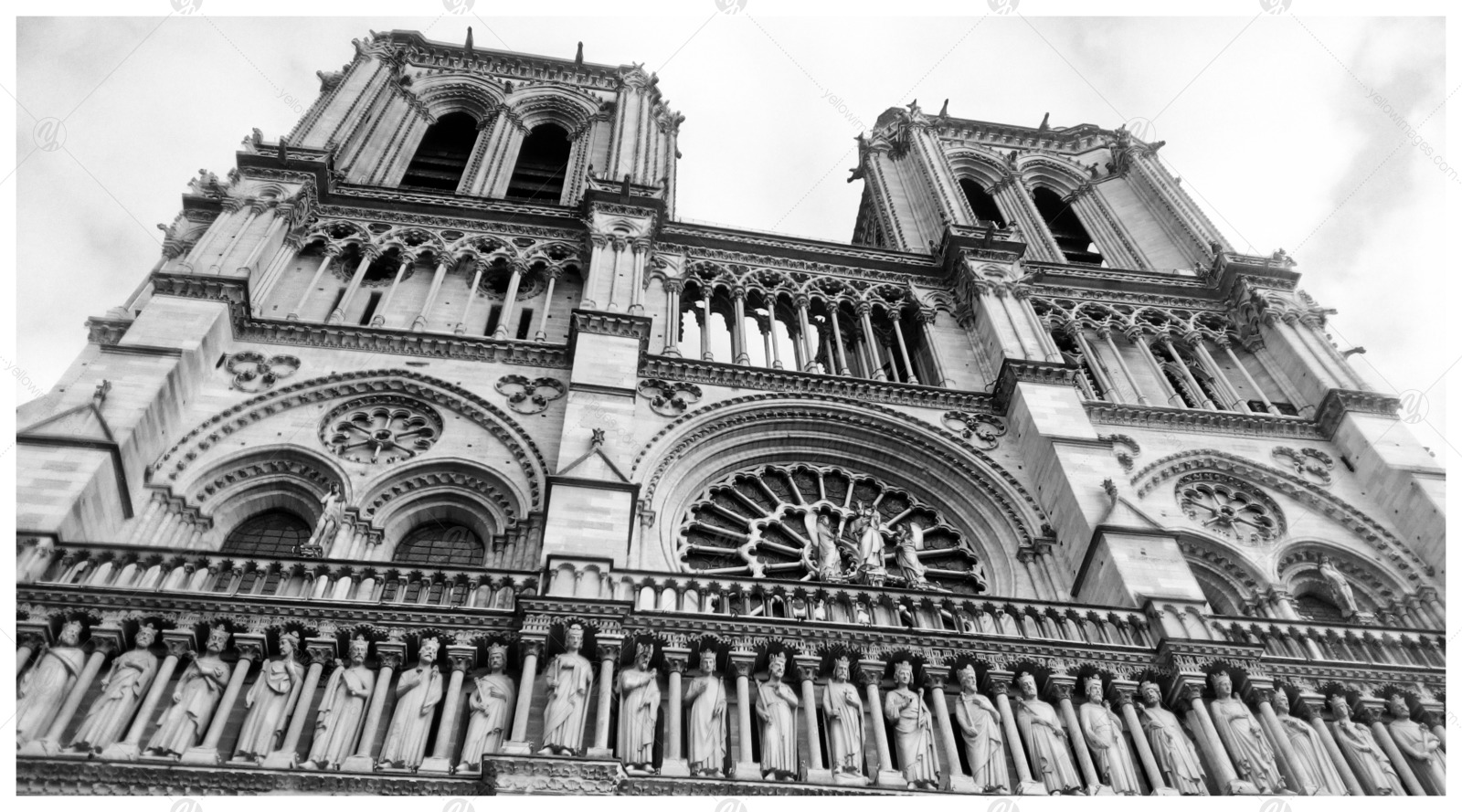 Black and White Paris Landmarks Black and White Paris Landmarks