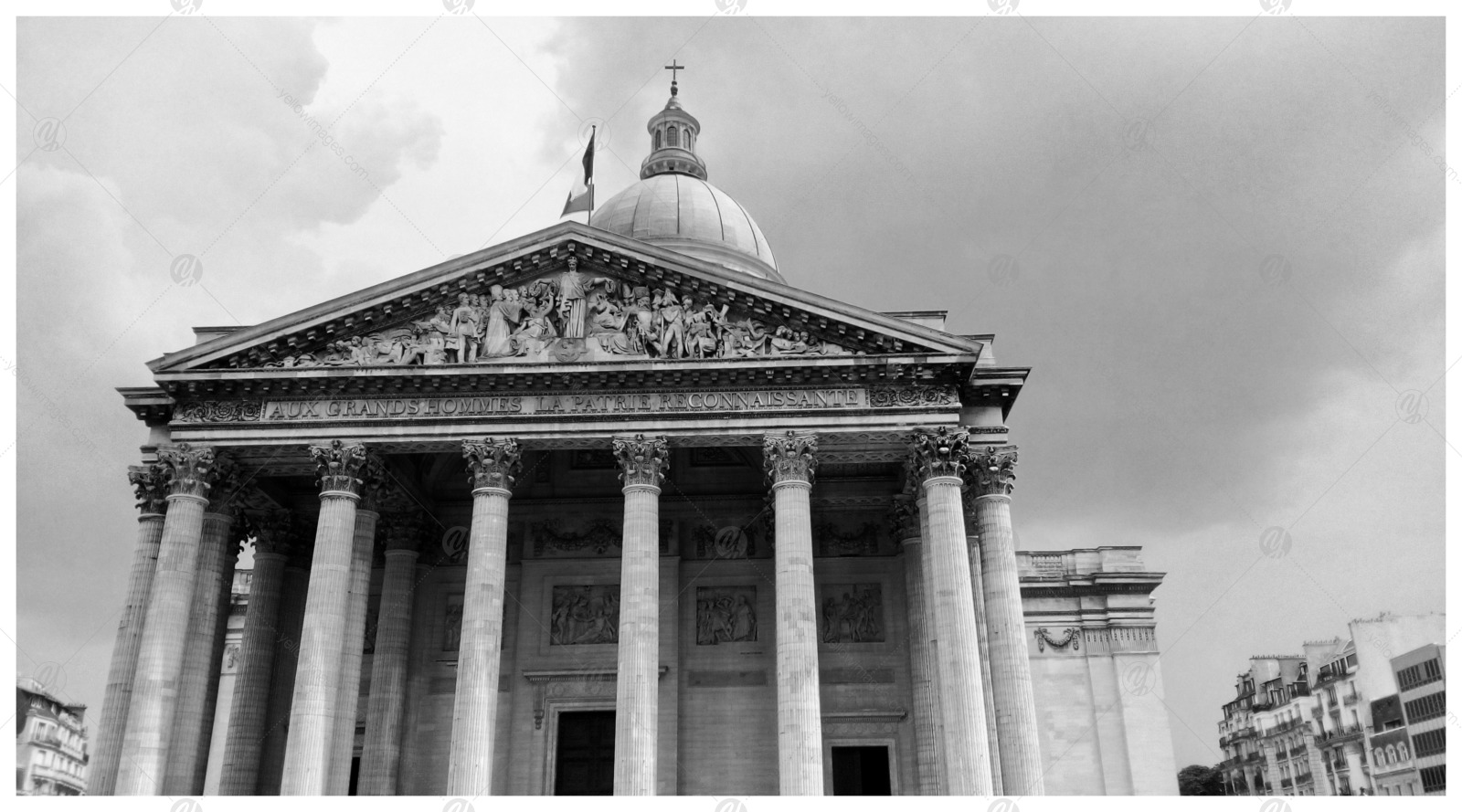 Black and White Paris Landmarks Black and White Paris Landmarks