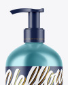 Metallized Plastic Bottle Mockup