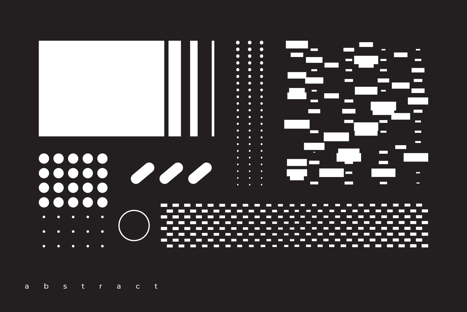 Abstract. 100 Universal Vector Objects Abstract. 100 Universal Vector Objects