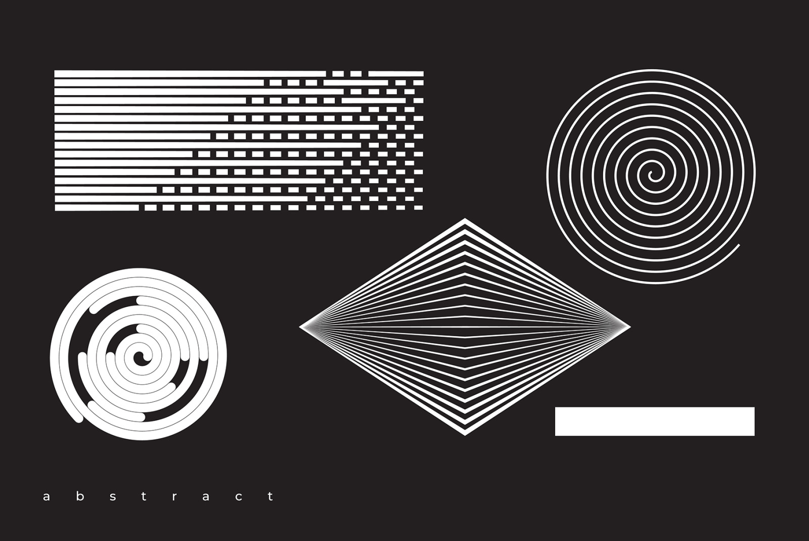 Abstract. 100 Universal Vector Objects Abstract. 100 Universal Vector Objects