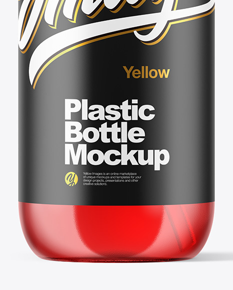 Plastic Bottle Mockup with Pump