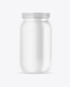 Matte Storage Jar Mockup