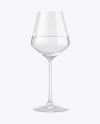 Clear Wine Glass Mockup