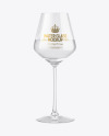 Clear Wine Glass Mockup