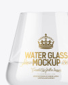 Clear Wine Glass Mockup