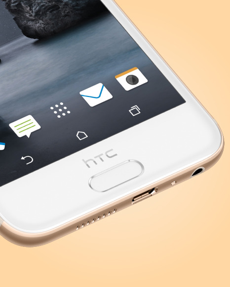 Rose Gold HTC A9 Phone Mockup