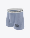 Melange Men's Boxer Briefs Mockup