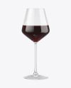 Red Wine Glass Mockup