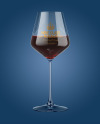 Red Wine Glass Mockup