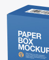 Paper Box Mockup