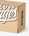 Kraft Paper Box Mockup