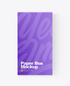 Paper Box Mockup