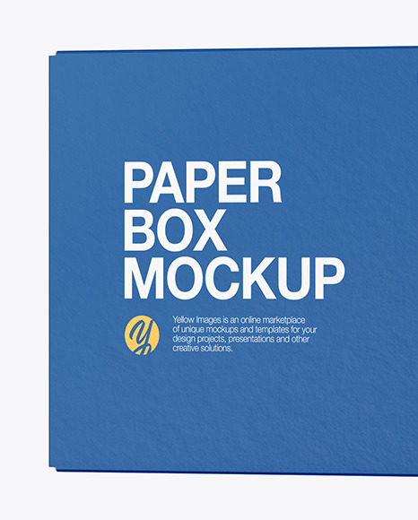 Paper Box Mockup