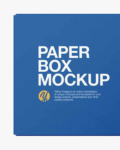 Paper Box Mockup