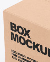 Kraft Box Mockup